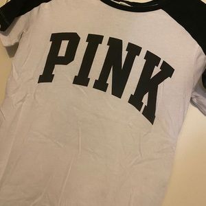 Pink black & white T-shirt